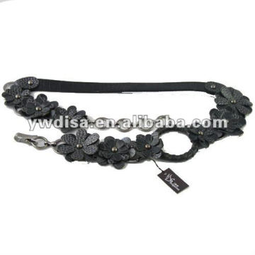 2013 fashion lady's waist belt flower belt